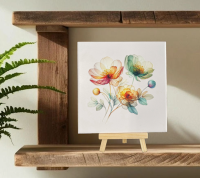 Floral Picture tiles