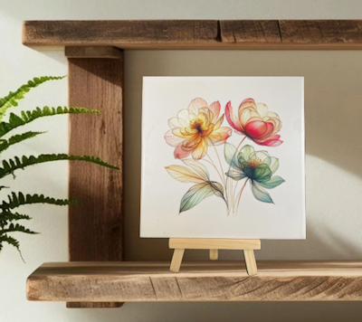 Floral Picture tiles