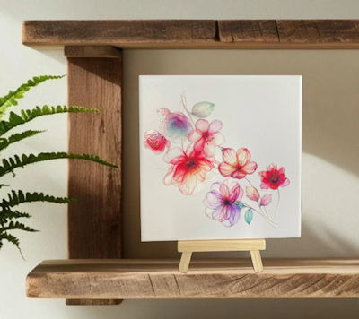 Floral Picture tiles