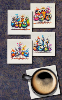 Coasters - Tiles - Animals