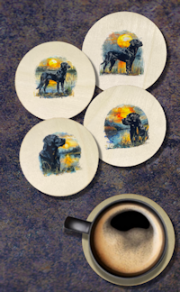 Coasters - Wood - Animals
