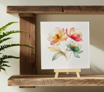 Floral Picture tiles