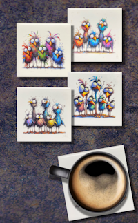 Coasters - Tiles - Animals