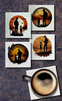 Coasters - Tiles - Animals