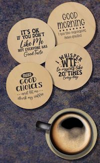 Coasters - Wood