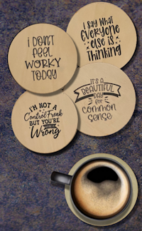 Coasters - Wood